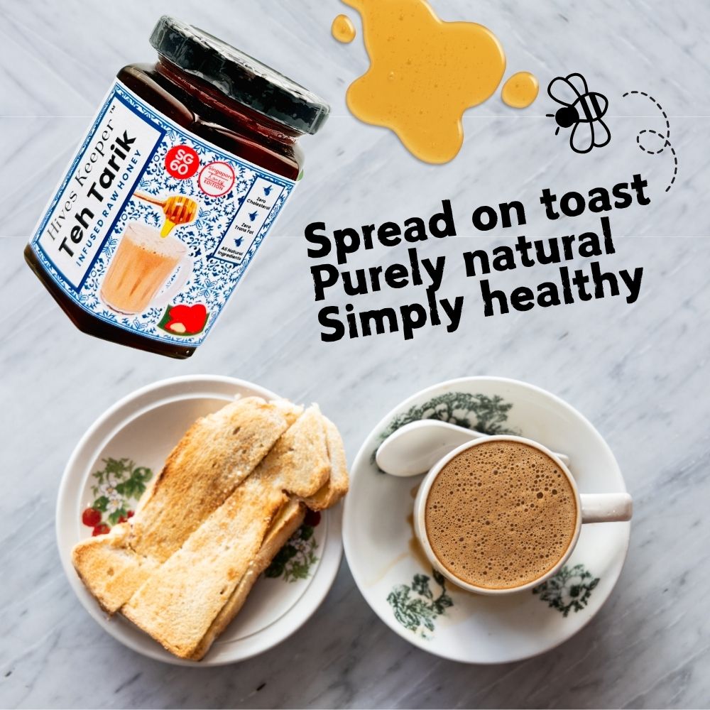Premium Teh Tarik Infused Raw Honey 100% Natural Ingredient