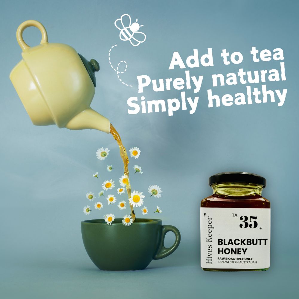Premium Australian Blackbutt Raw Honey TA35+ Certified Australia Authenticity (Comes with Luxury Gift Box)