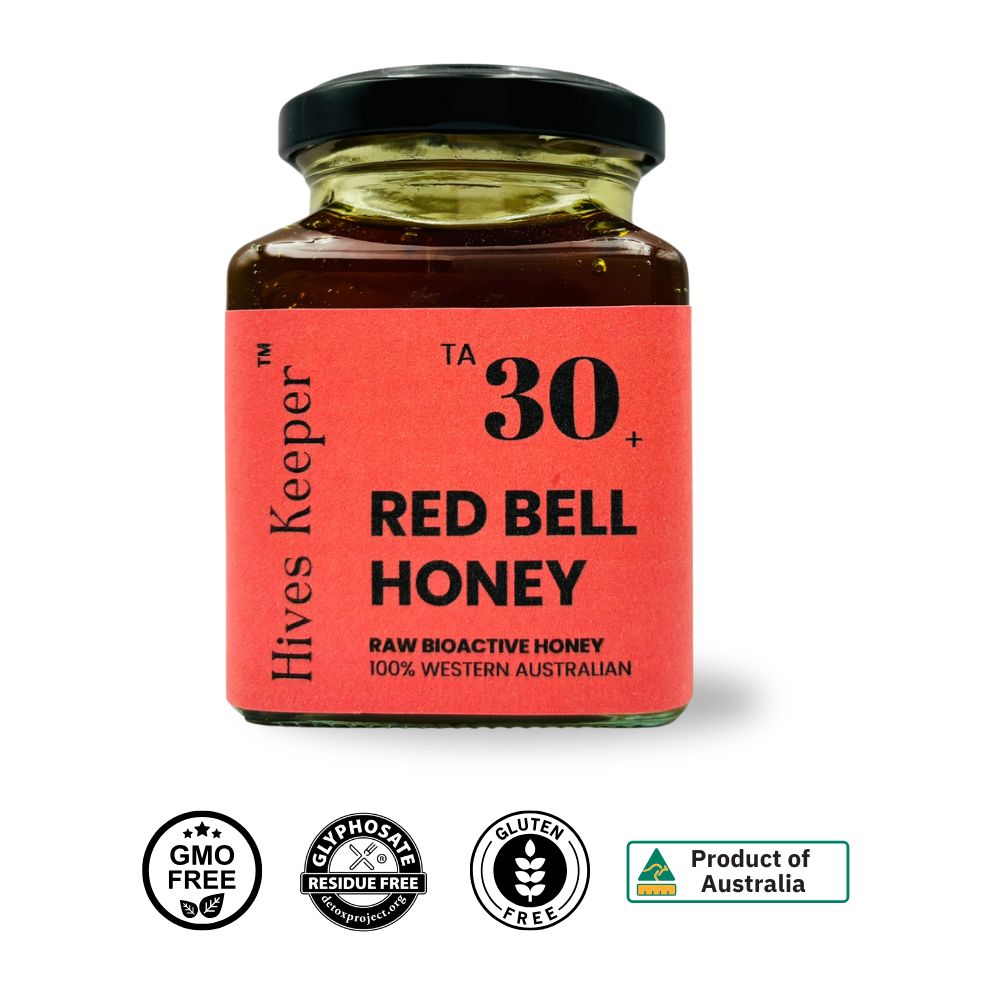 Premium Australian Red Bell Raw Honey TA30+ (With Luxury Gift Box)