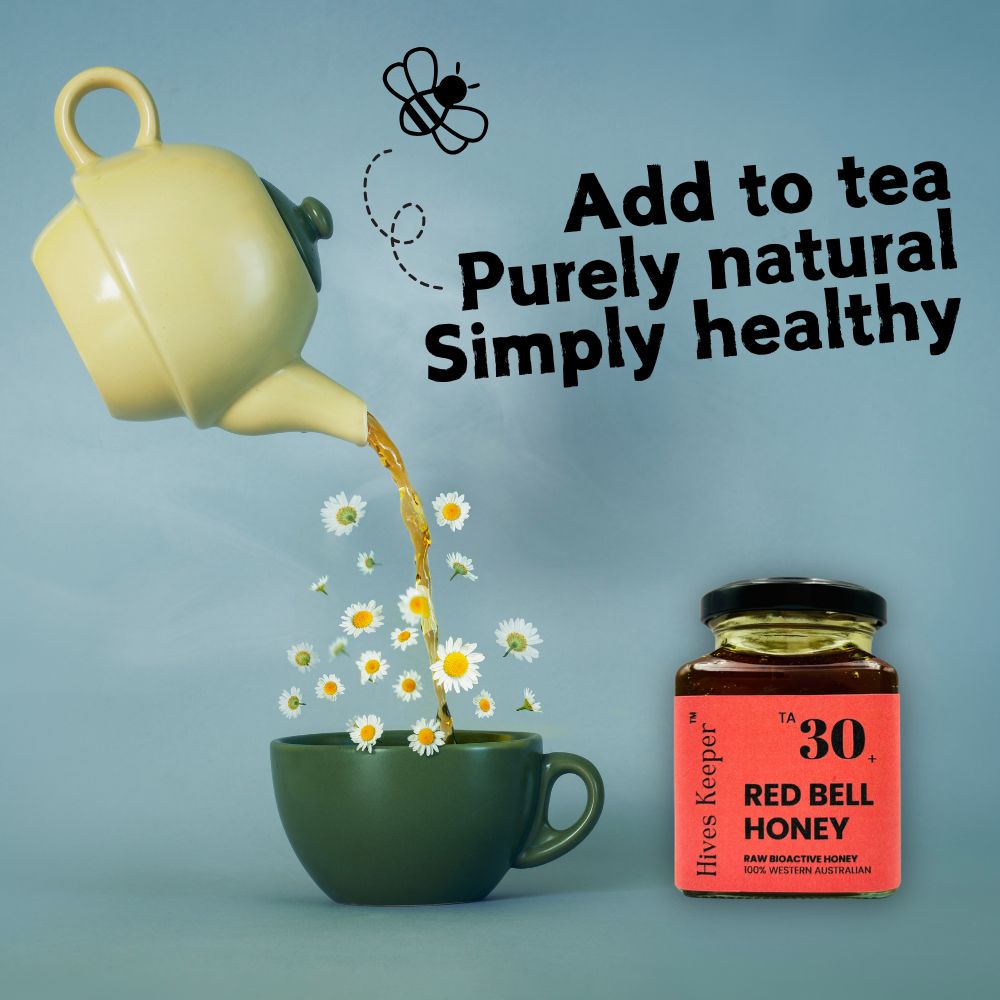Premium Australian Red Bell Raw Honey TA30+ (With Luxury Gift Box)