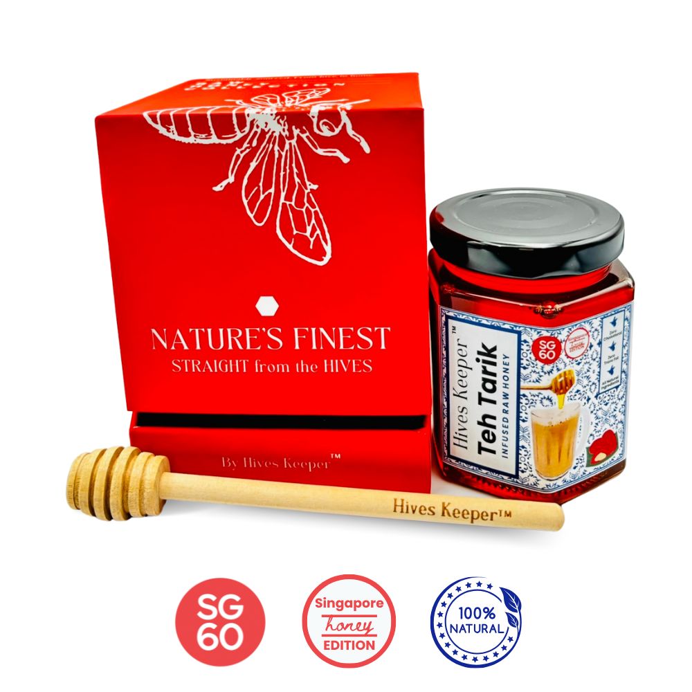 Premium Teh Tarik Infused Raw Honey 100% Natural Ingredient