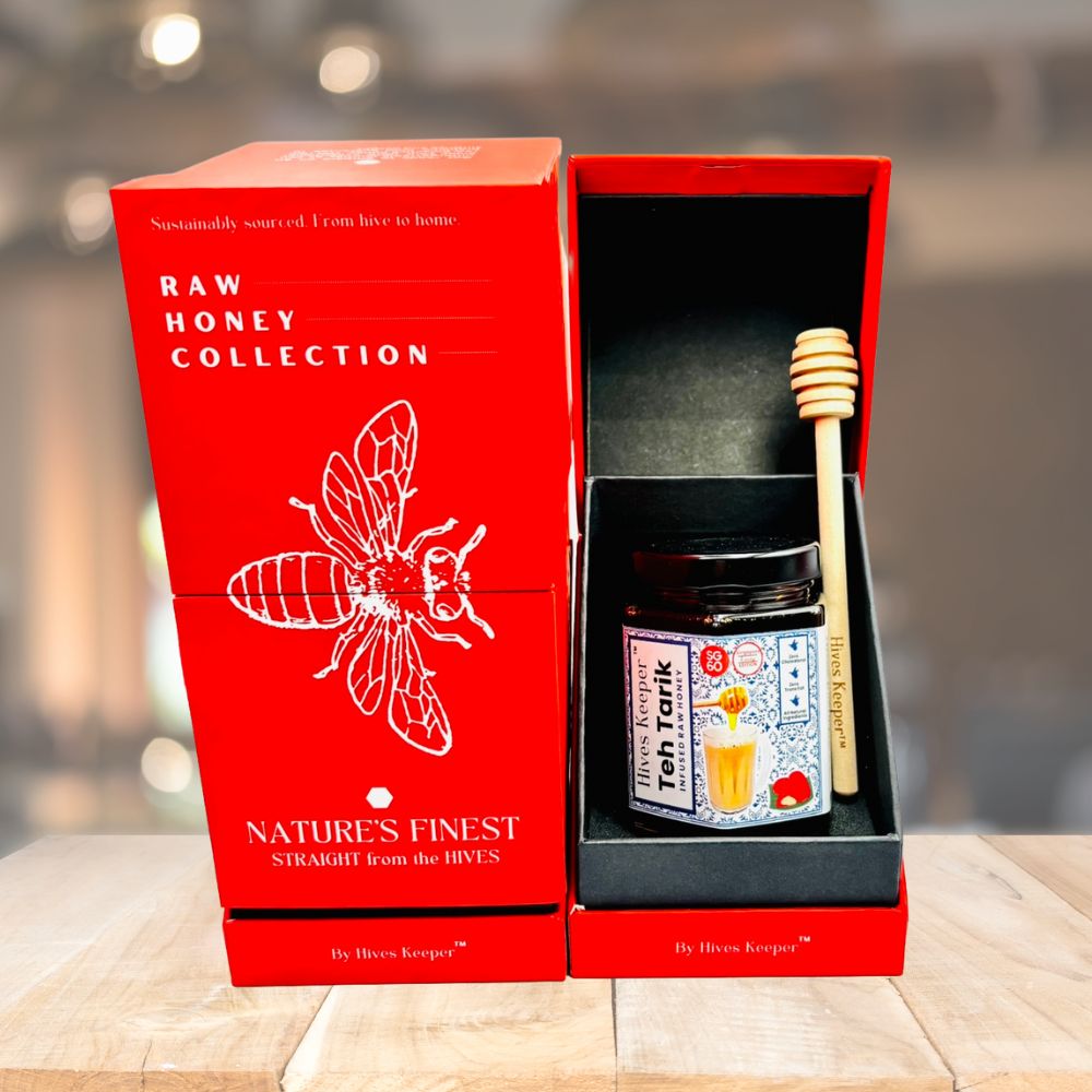 Premium Teh Tarik Infused Raw Honey 100% Natural Ingredient