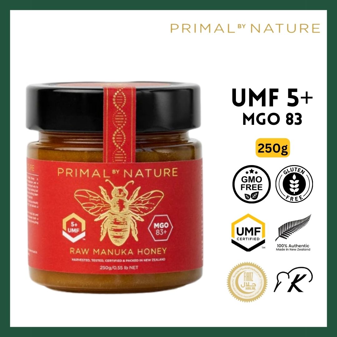 Premium Manuka Raw Honey UMF5+/ MGO 83+ Certified New Zealand Authenticity