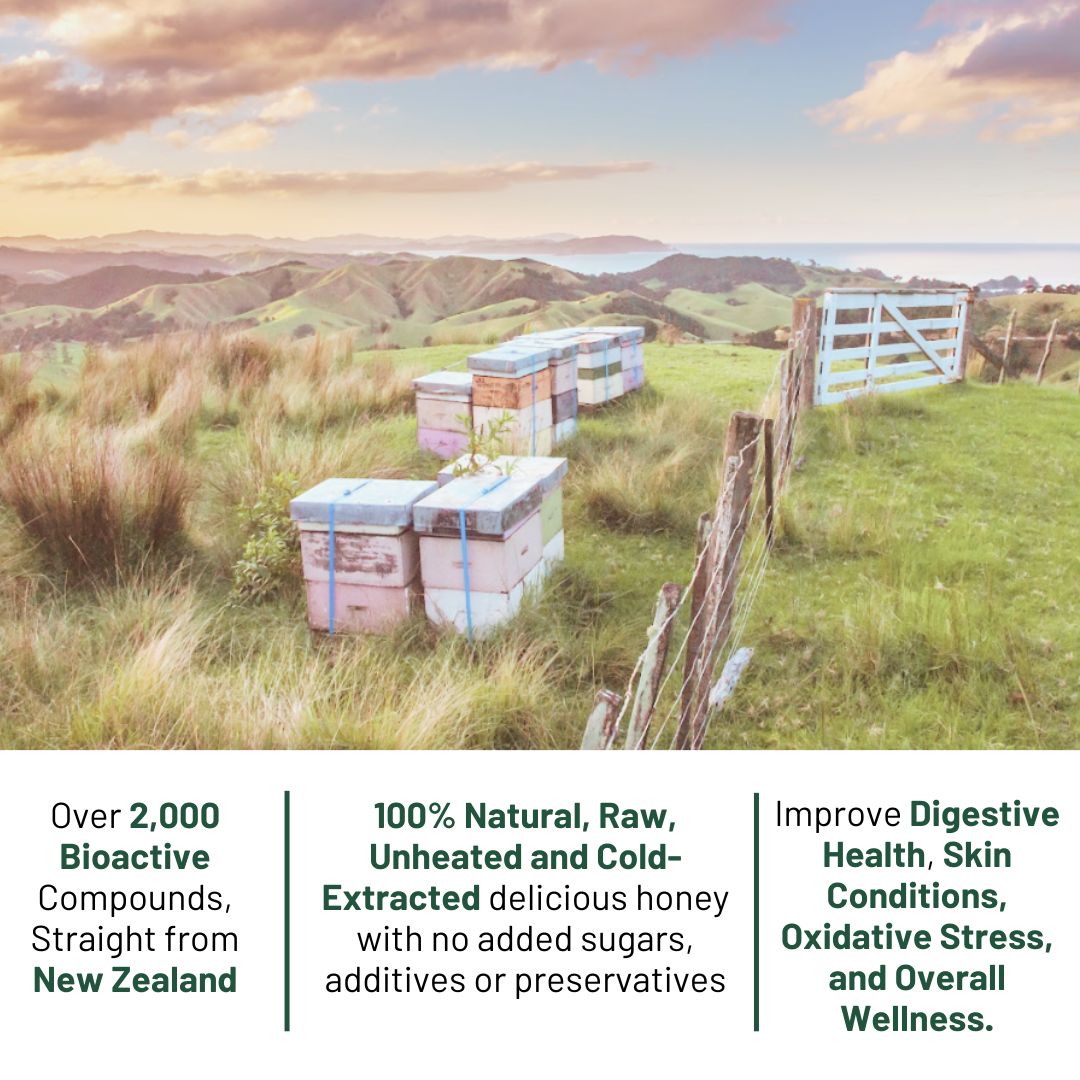 Premium Manuka Raw Honey UMF5+/ MGO 83+ Certified New Zealand Authenticity