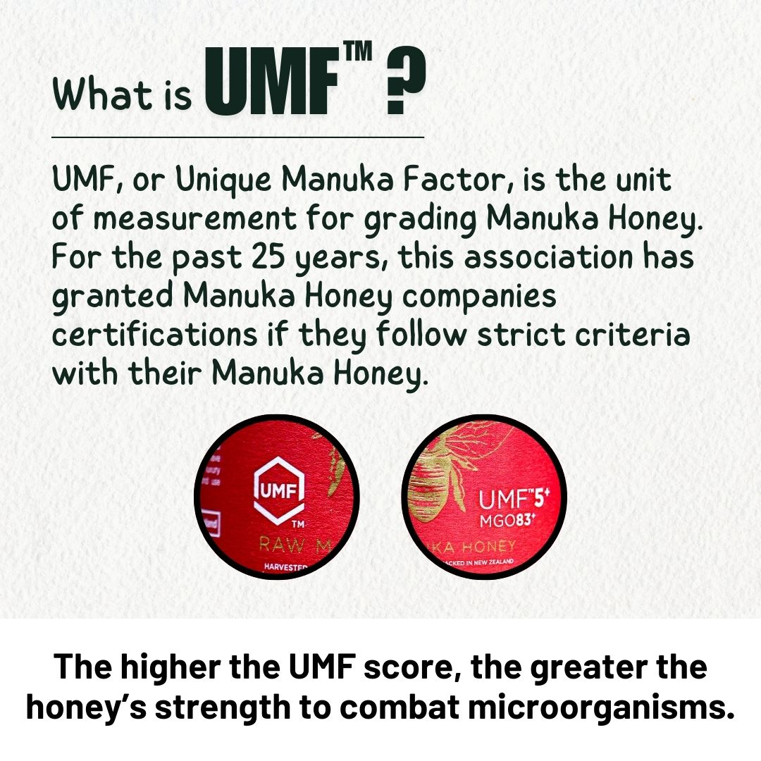 Premium Manuka Raw Honey UMF5+/ MGO 83+ Certified New Zealand Authenticity