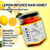 Load image into Gallery viewer, Premium Lemon Infused Raw Honey 100% Natural Ingredient