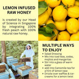 Load image into Gallery viewer, Premium Lemon Infused Raw Honey 100% Natural Ingredient